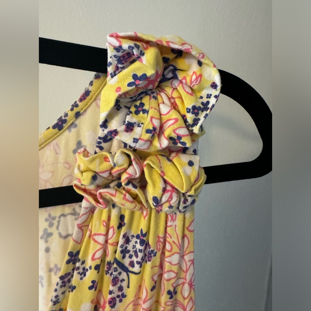 LILLY PULITZER Butterfly Lady Bug Floral Faux Wrap Dress (Size XL) - Picture 4 of 5